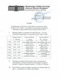 График за провеждане на обучение от разстояние - СУ Никола Й. Вапцаров - Генерал Тошево